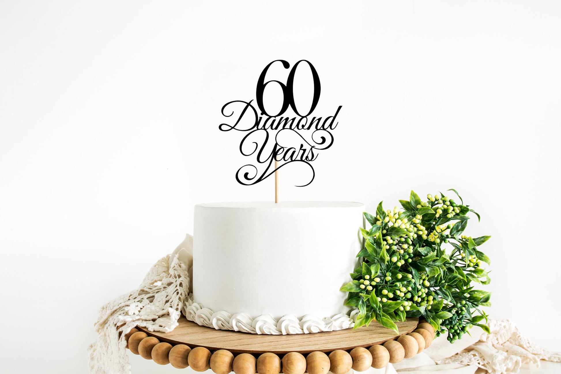 Diamond Decorated Cake