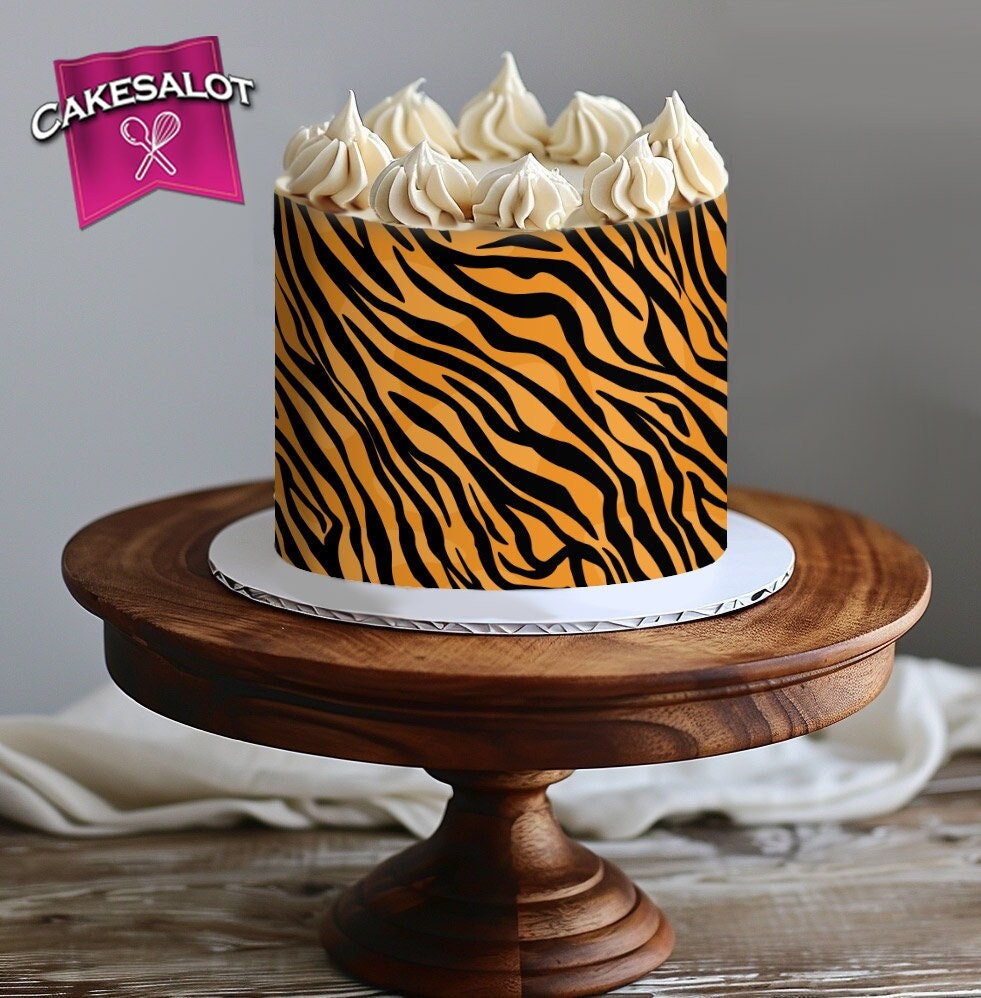 Tiger Decorated Cake