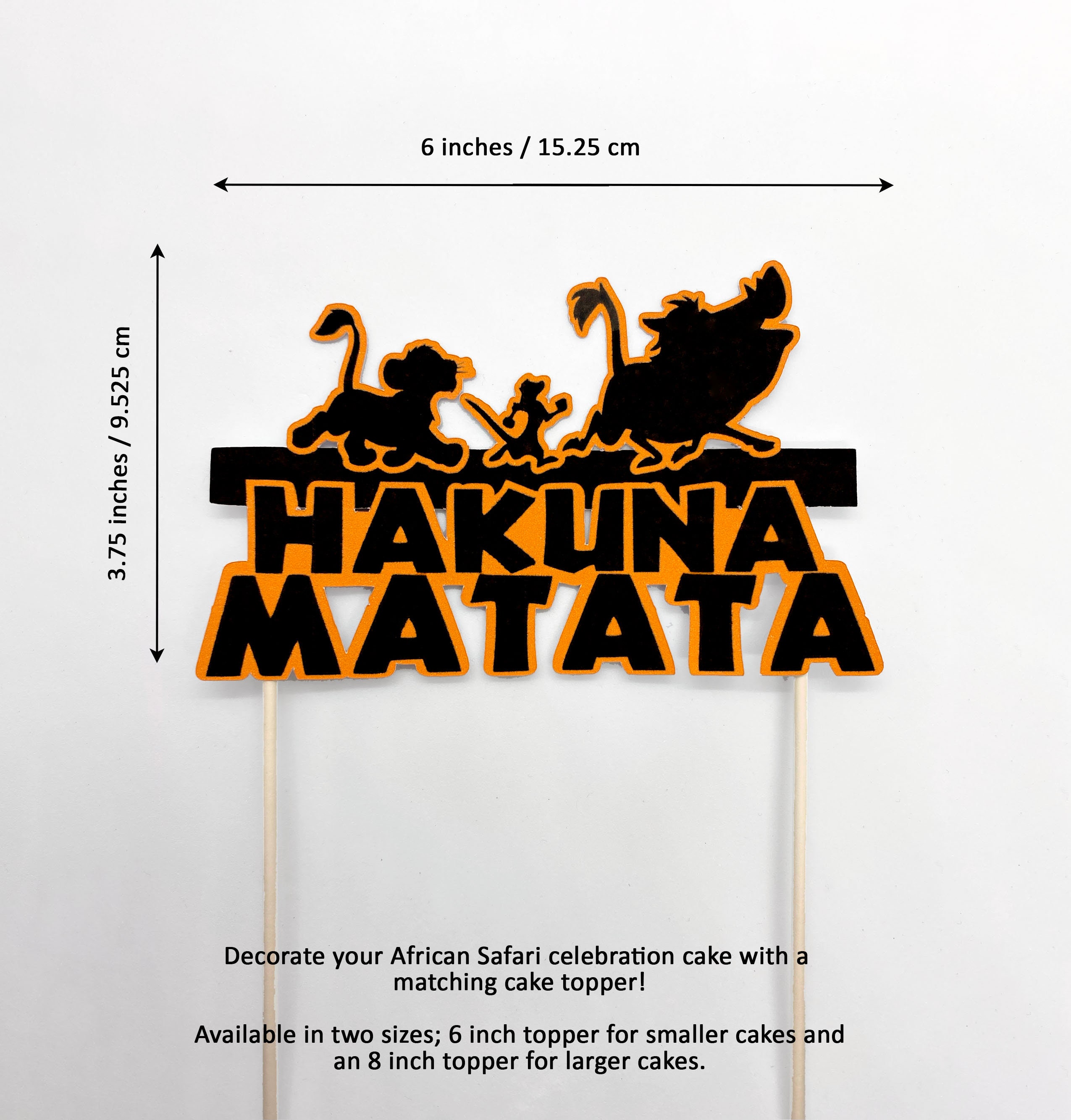 Decorated Cake Hakuna Matata