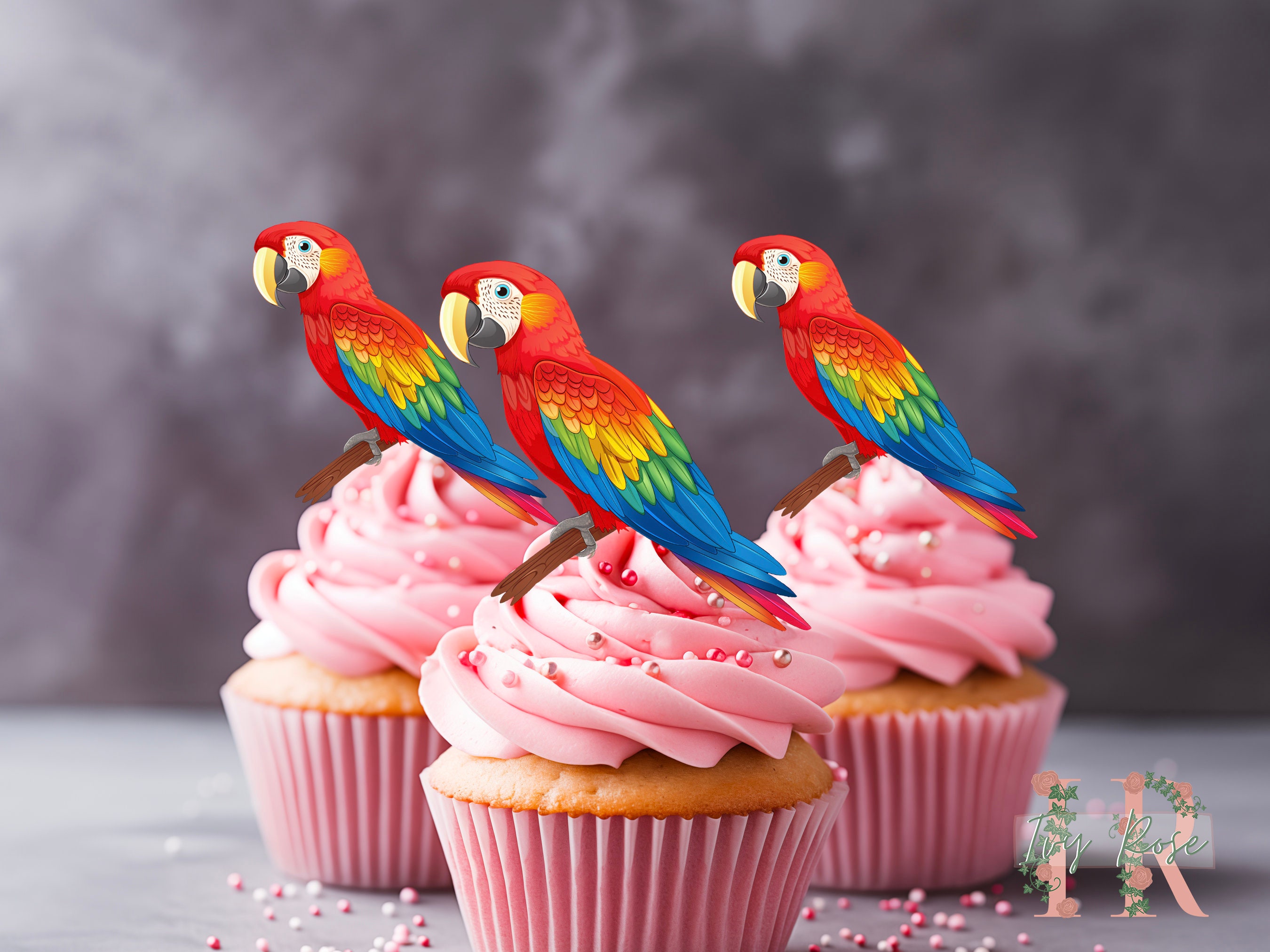 Parrot Decorated Cake