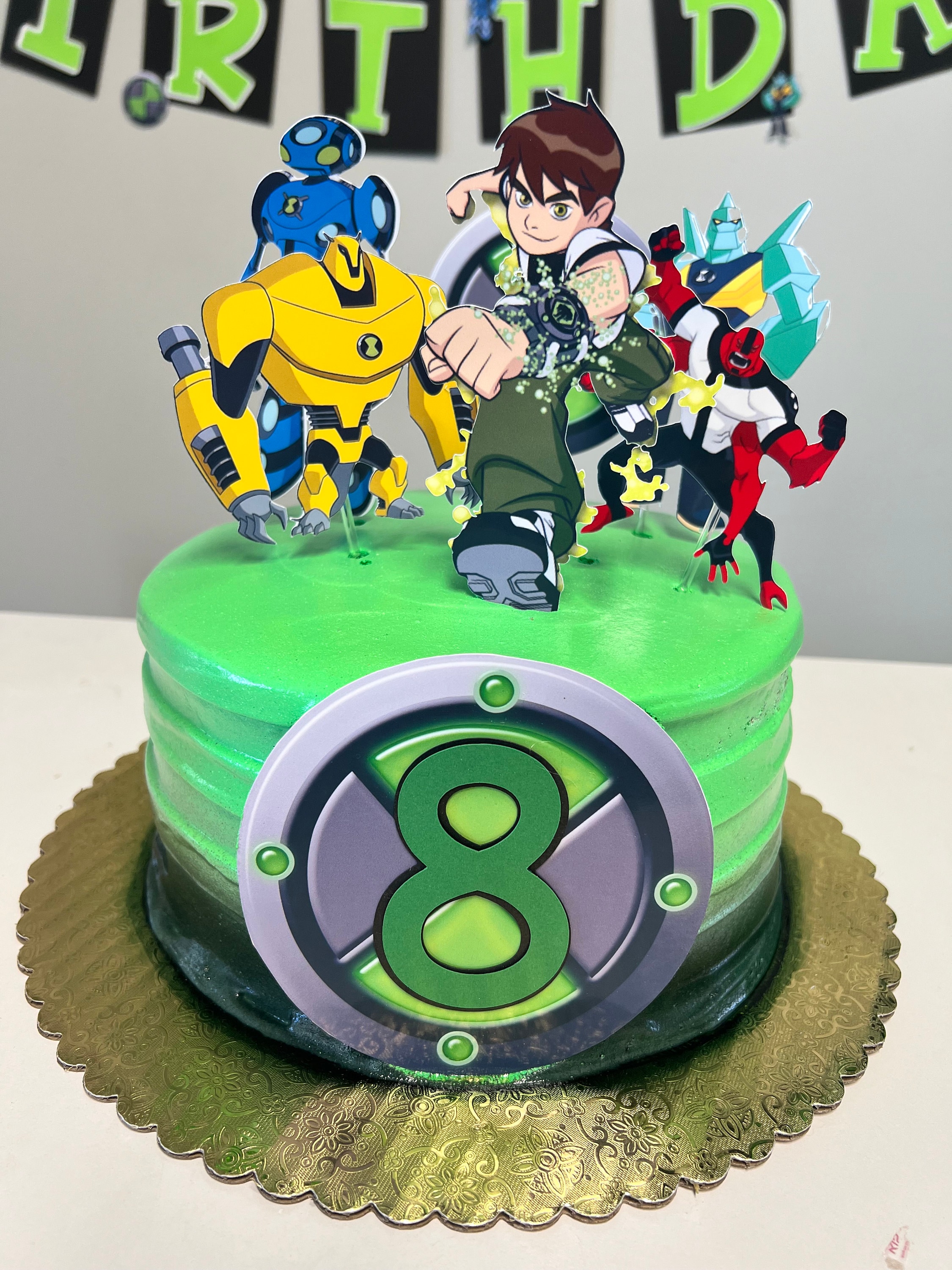 Ben 10 Decorated Cake