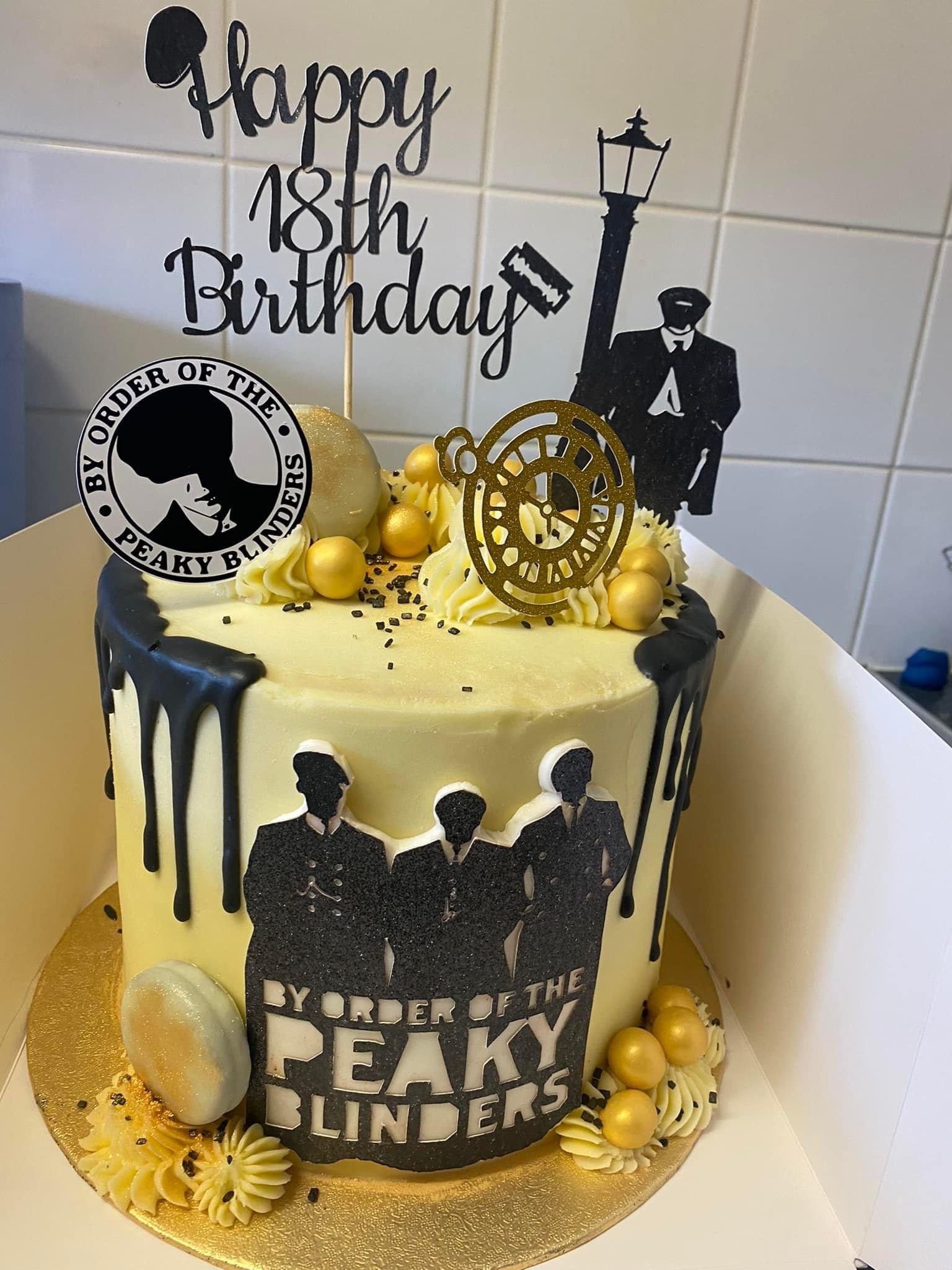 Peaky Blinders Decorated Cake