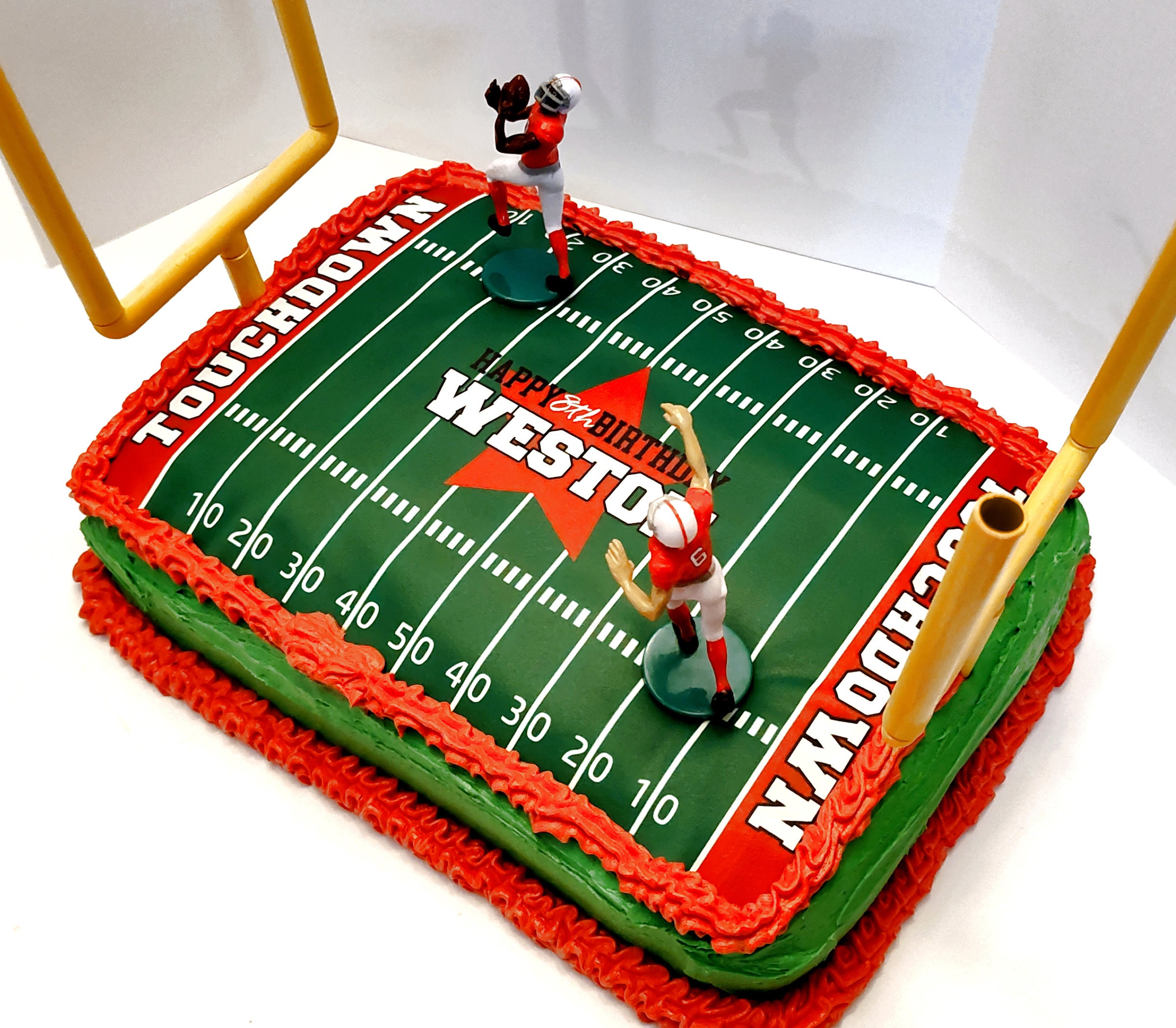 Football Field Decorated Cake