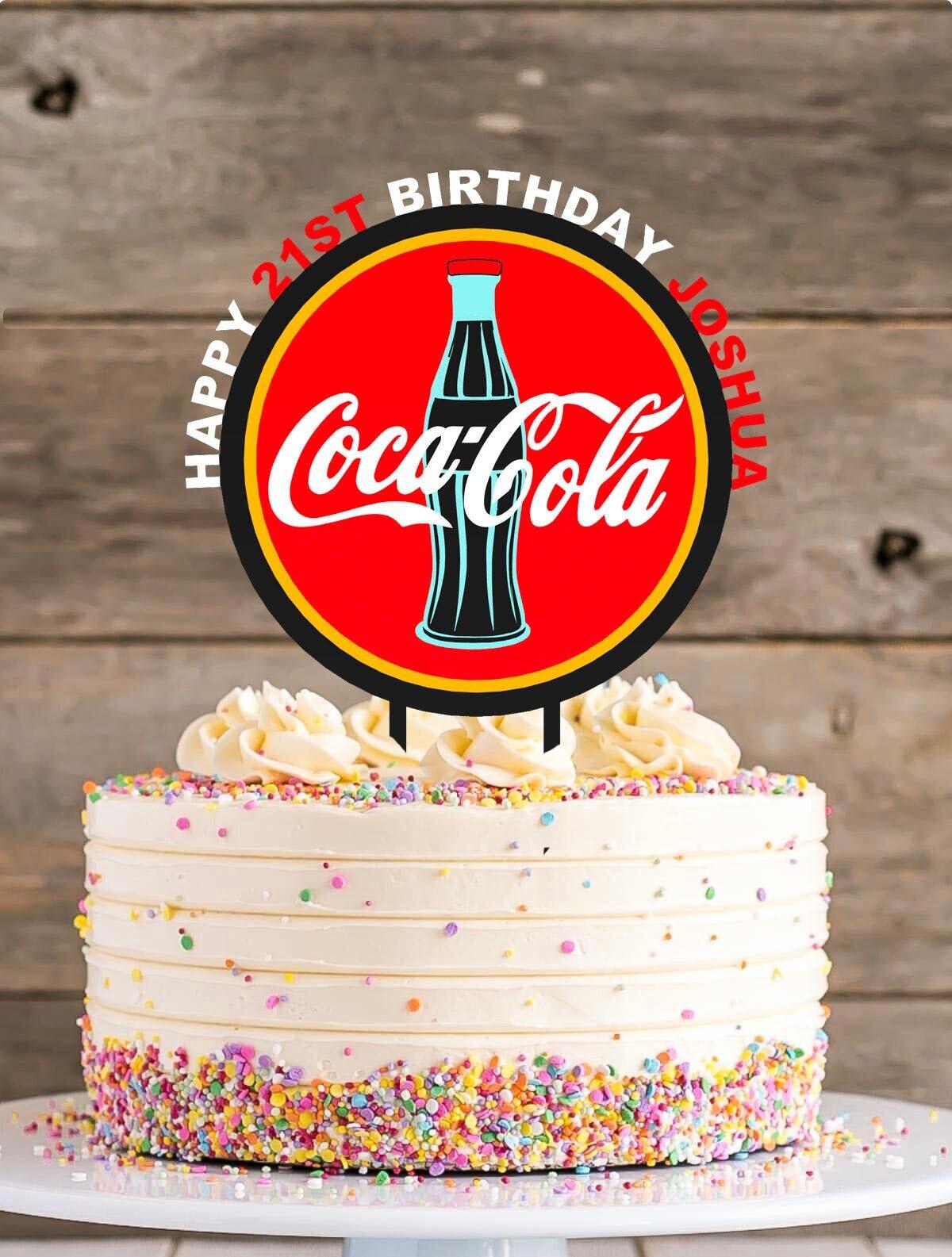 Coca Cola decorated cake