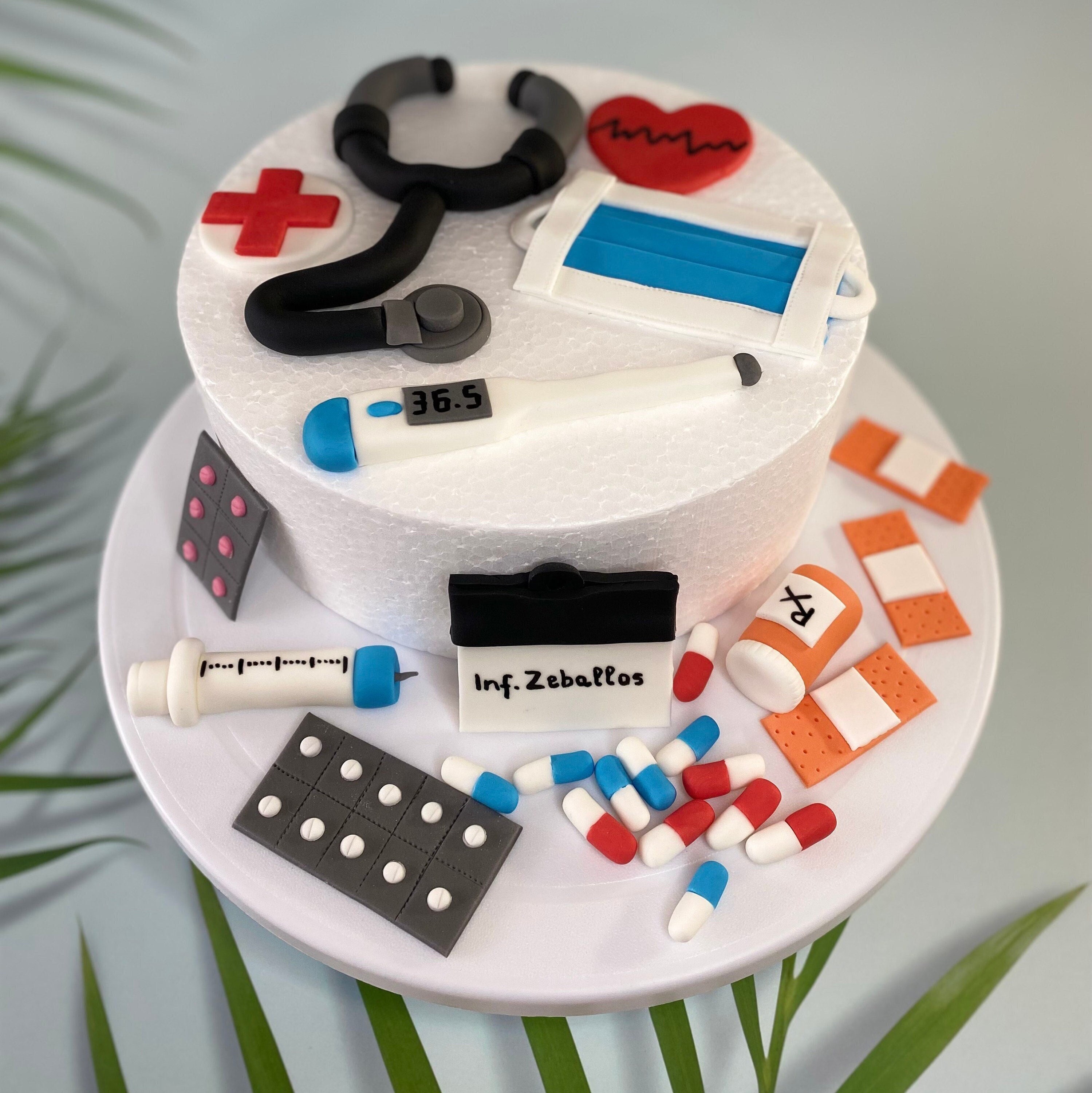 Medicine Decorated Cake