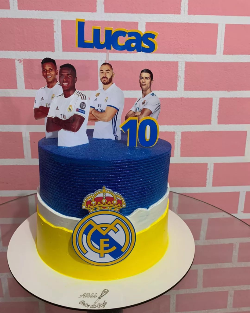 Bolo Decorado Real Madrid