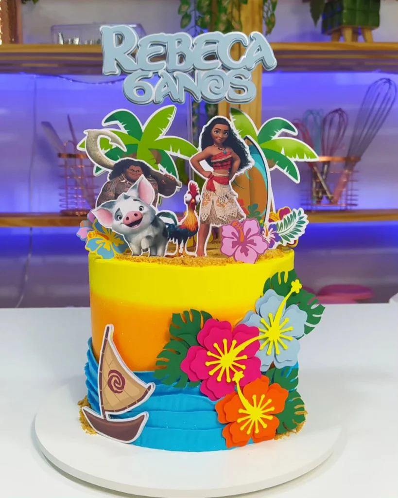 Bolo Decorado Moana