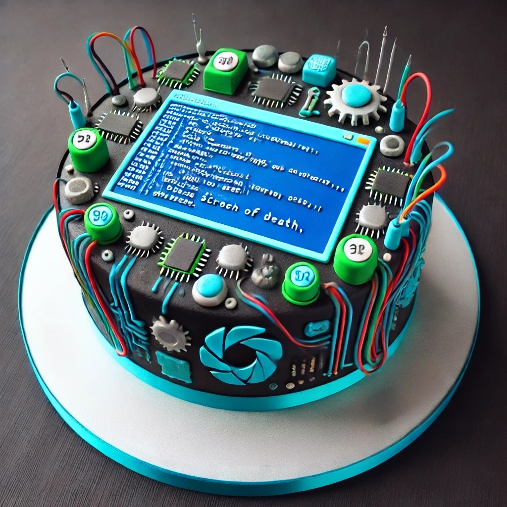 Electronic Decorated Cake