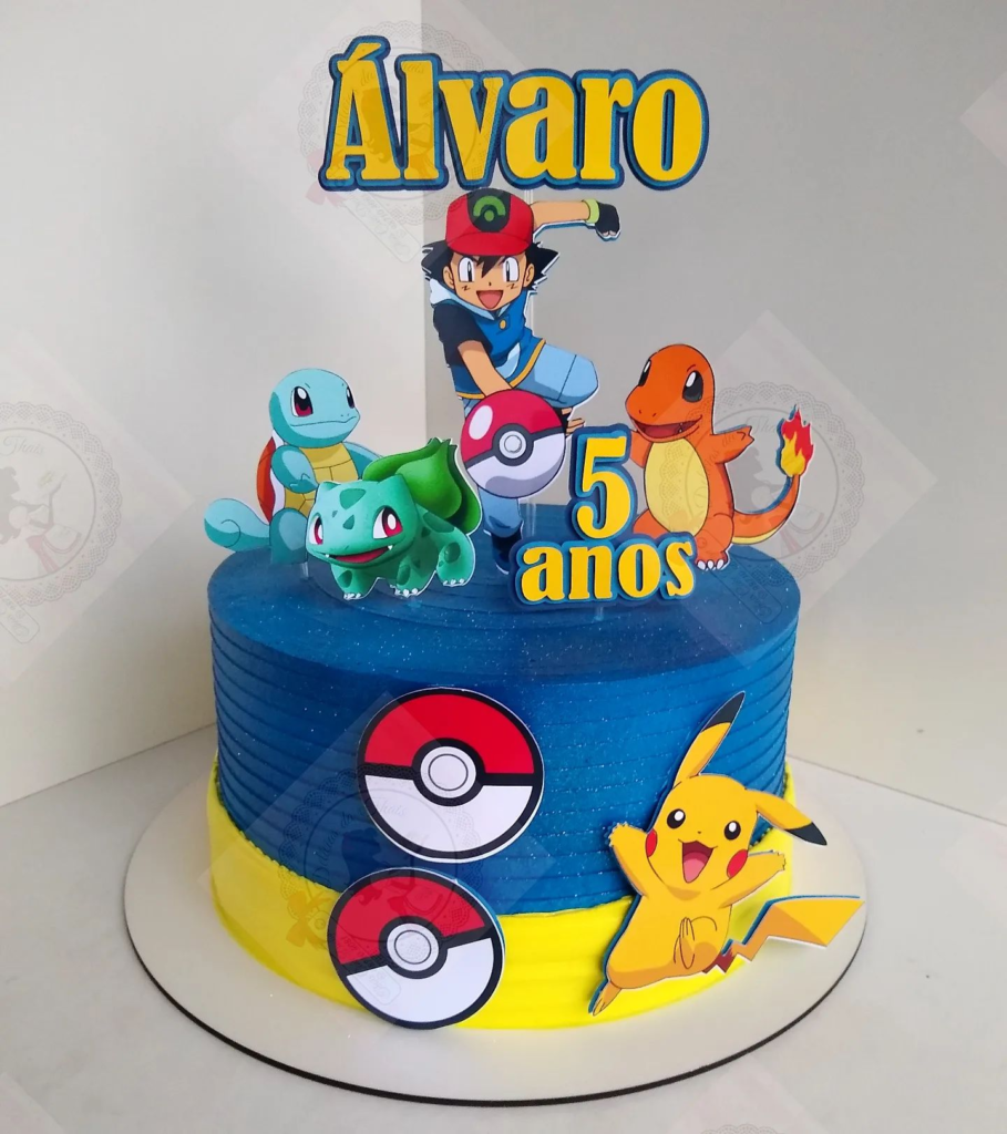 Bolo Decorado Pokemon