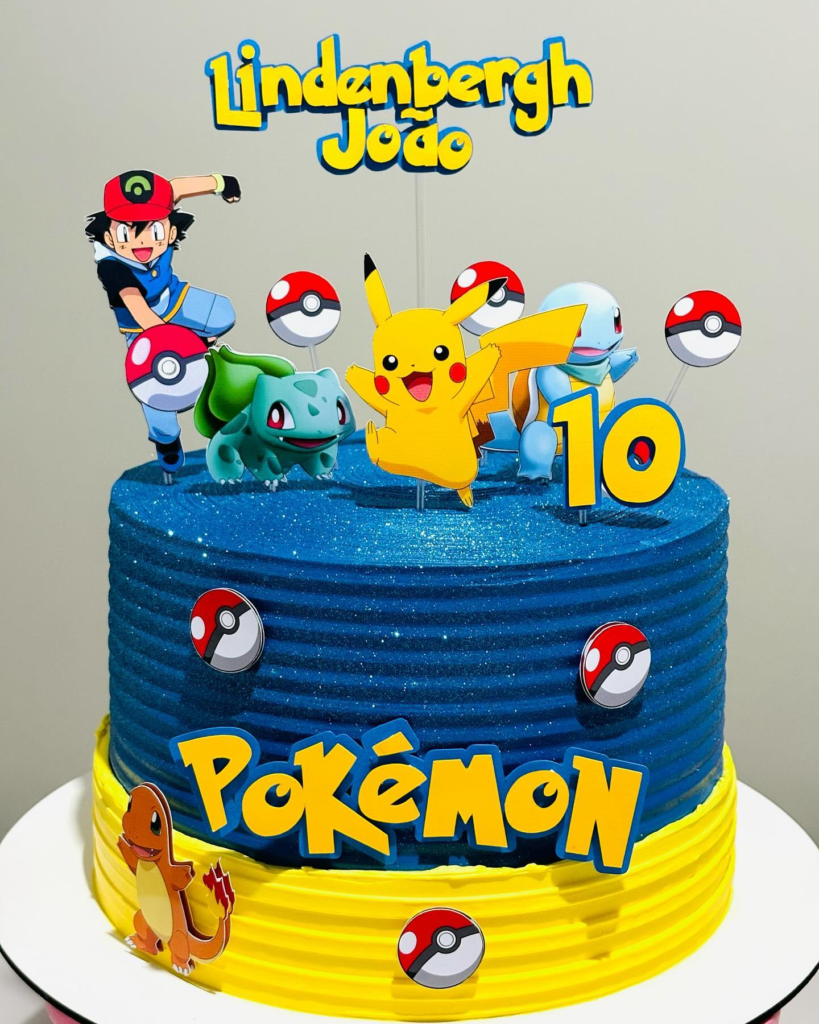 Bolo Decorado Pokemon