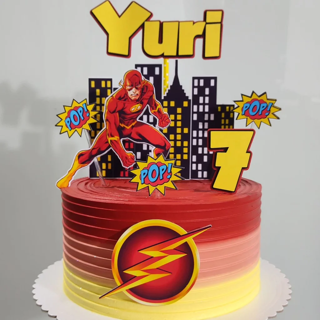 Bolo Decorado The Flash