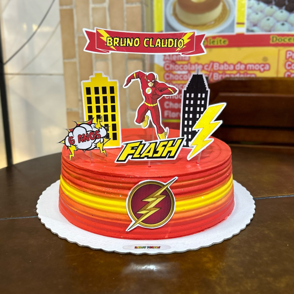 Bolo Decorado The Flash