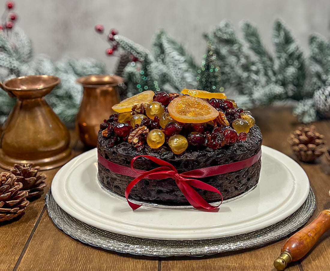 Decorated Christmas Cake