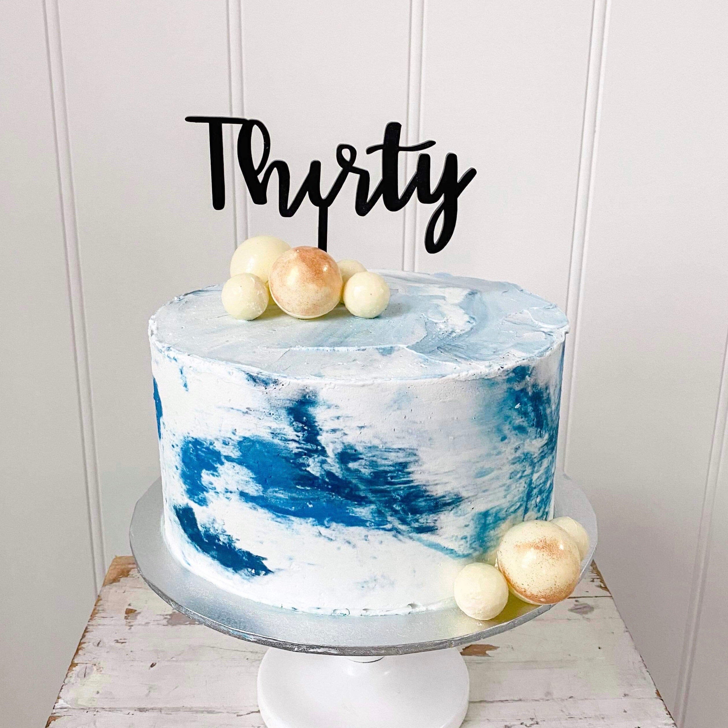 Marble Decorated Cake