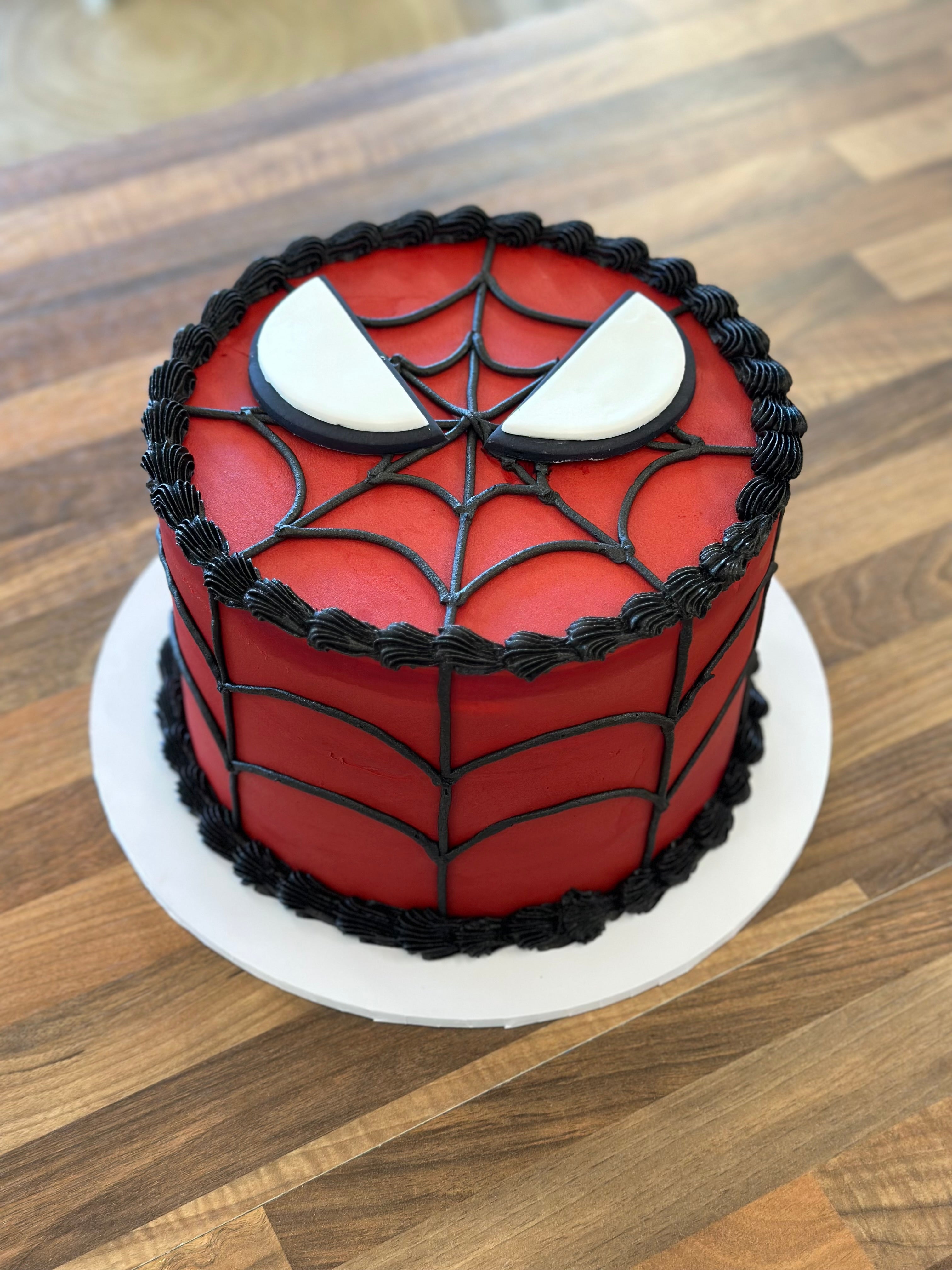 Spider Man Decorated Cake