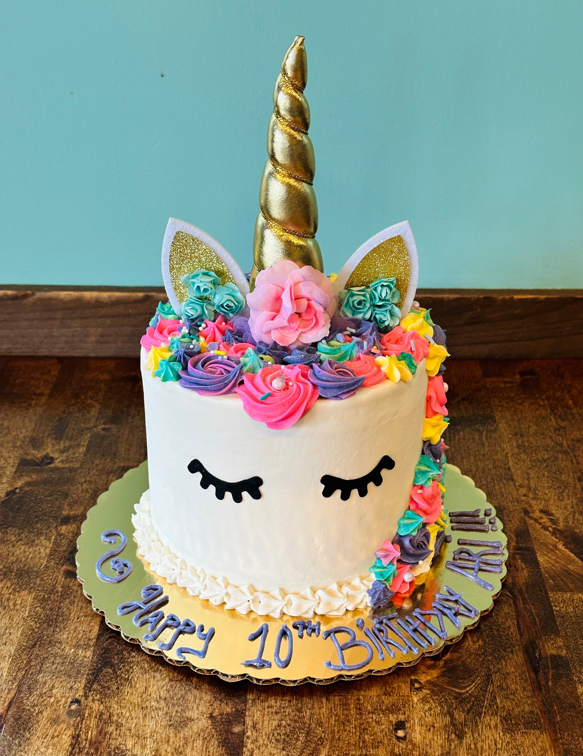 Unicorn Decorated Cake