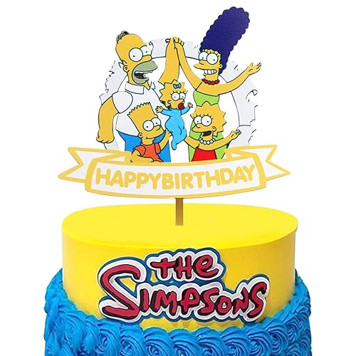 Simpson decorated cake