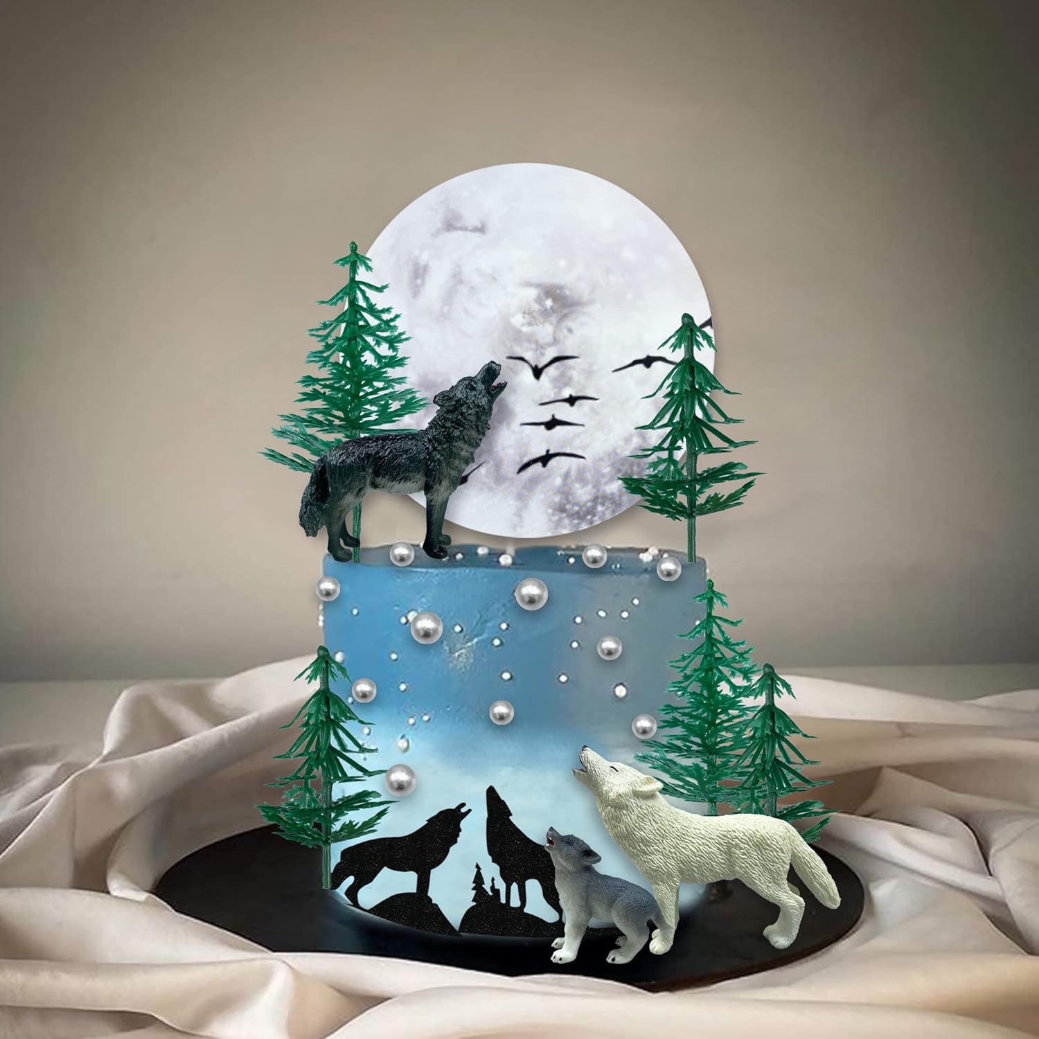 Wolf Decorated Cake