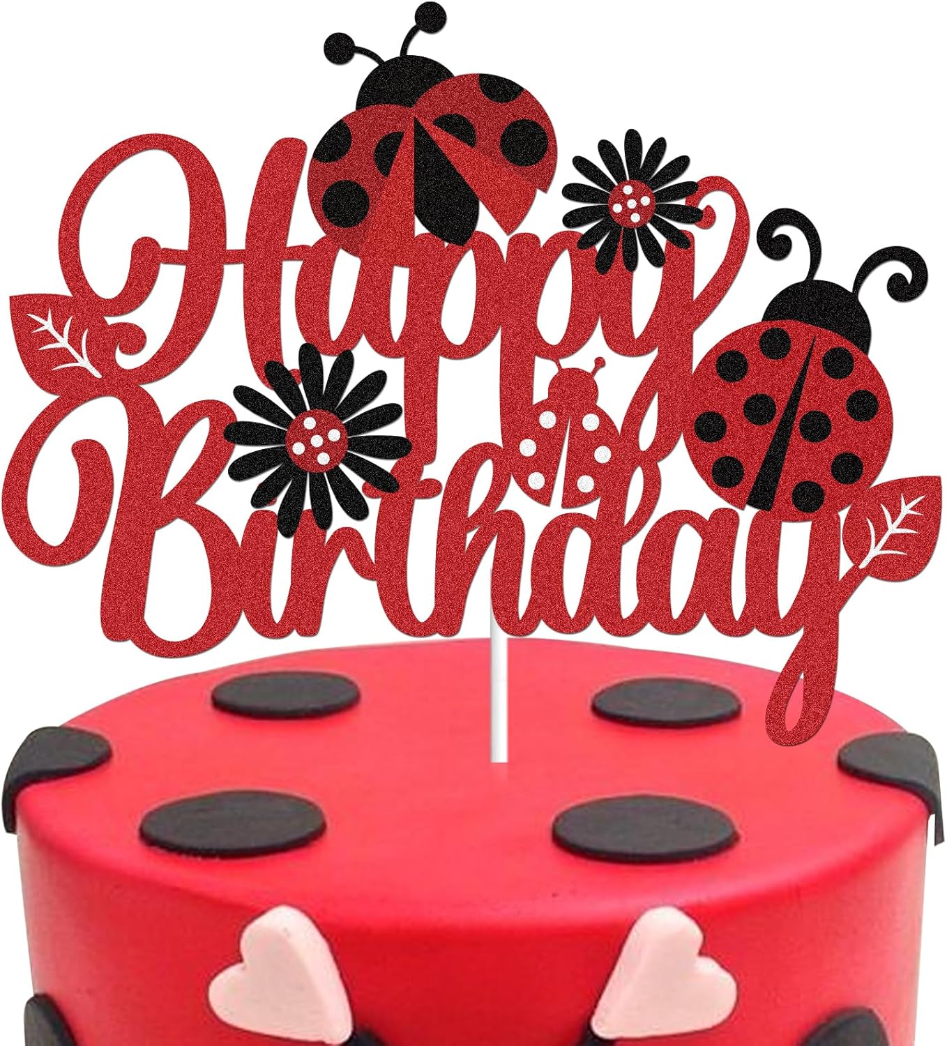 Ladybug Decorated Cake