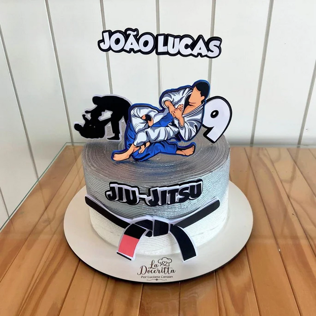 Jiu Jitsu Decorated Cake