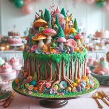 Forest Decorated Cake