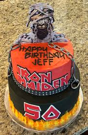 Iron Maiden Decorated Cake