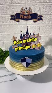 Bolo Decorado Ursinho Principe