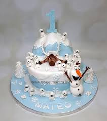 Olaf Decorated Cake