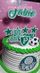 Free Palmeiras Decorated Cake