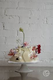 White Brick Decorated Cake