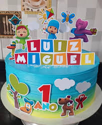 Bolo Decorado Pocoyo