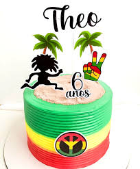 Bolo Decorado Reggae Para Facebook