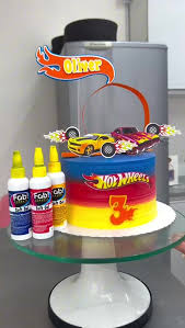 Bolo Decorado Hot Wheels