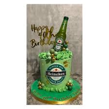 Heineken Decorated Cake