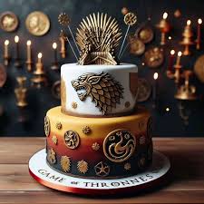 Game Of Thrones Decorated Cake