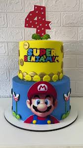 Bolo Decorado Super Mario