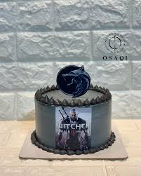 The Witcher Decorated Cake