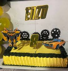 Bolo Decorado Transformers