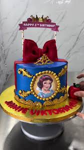 Snow White Decorated Cake