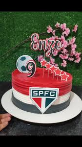 Decorated Cake Sao Paulo Football