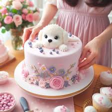 cute decorated cake