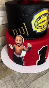 Boxing Decorated Cake