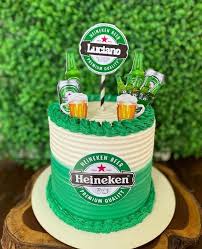 Heineken Decorated Cake