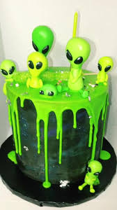 Alien Decorated Cake