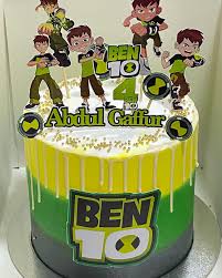 Ben 10 Decorated Cake