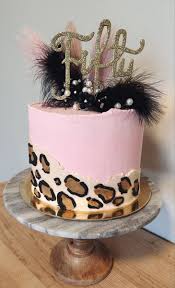 Leopard Decorated Cake