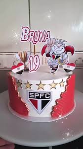 Decorated Cake Sao Paulo Football