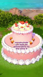 Bolo Decorado The Sims 4