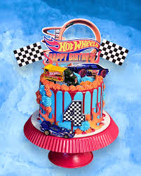 Hot Wheels Decorated Cake