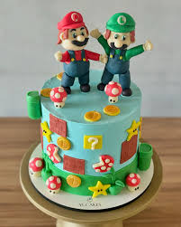 Bolo Decorado Mario Bros